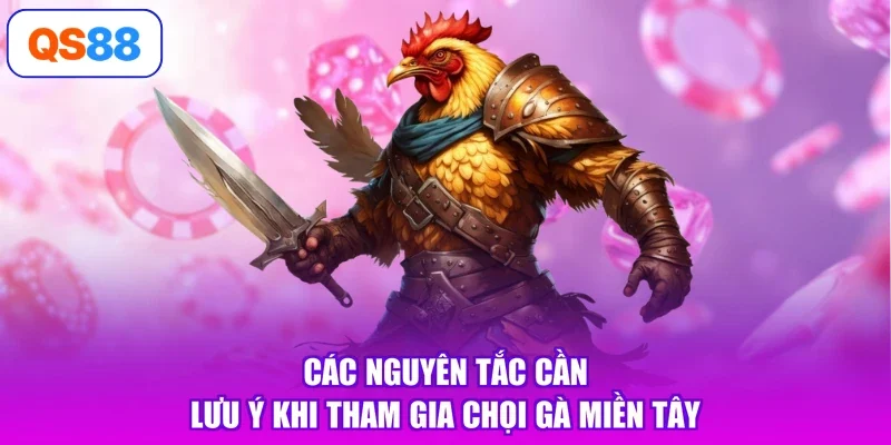 Các nguyên tắc cần lưu ý khi tham gia chọi gà miền Tây