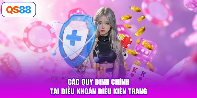 Các quy định chính tại điều khoản điều kiện trang